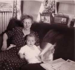 with 
grandmother and our paper 1948